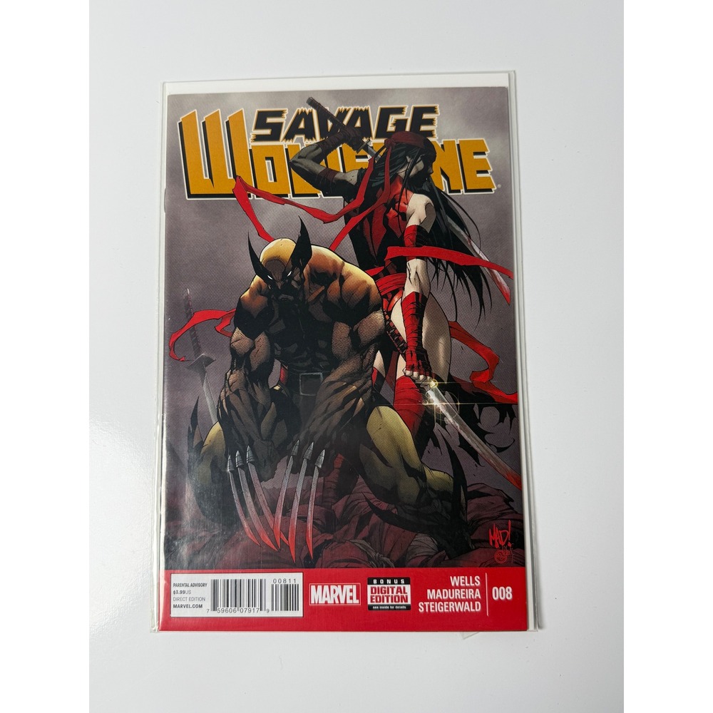 Savage Wolverine #8 2013 Marvel Comics Joe Madureira Cover Elektra Logan Marvel